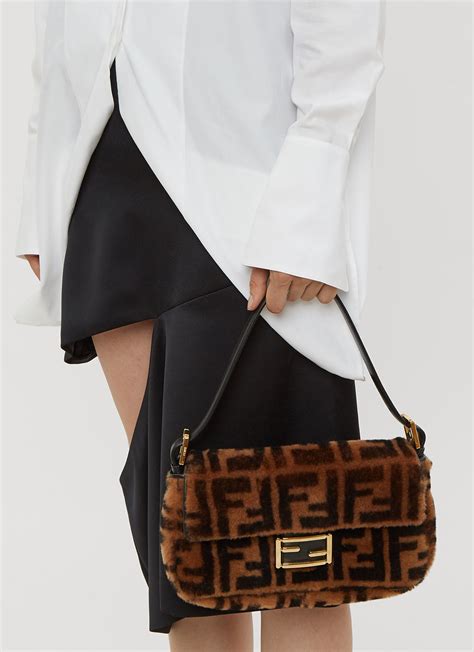 fendi baguette sheepskin